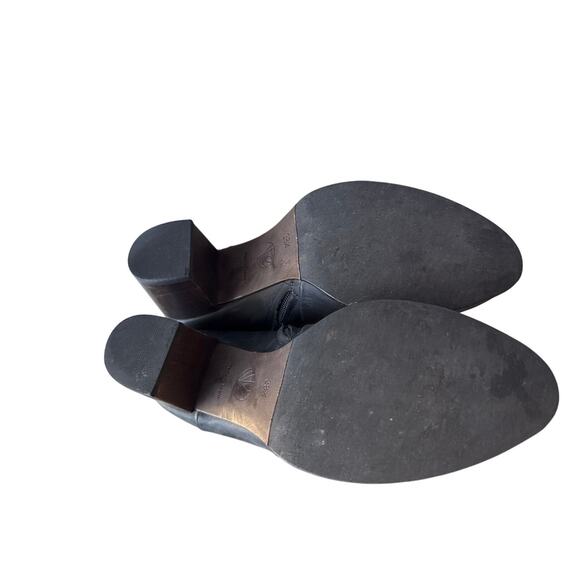 Coclico Knee High Black Block Heel Boots Size 38.5 / US 8-8.5 - Picture 7 of 9